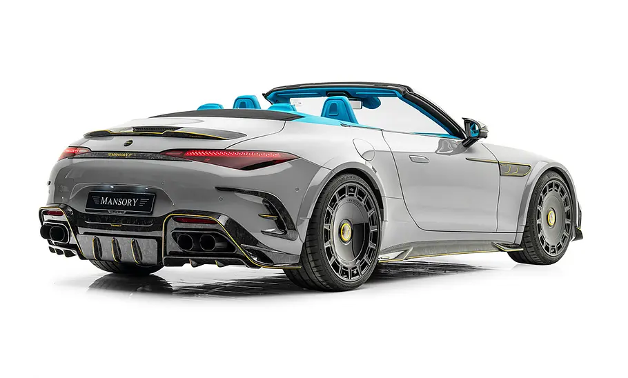 Mercedes-AMG SL 63 mit Tuning von Mansory: Widebody schräg hinten