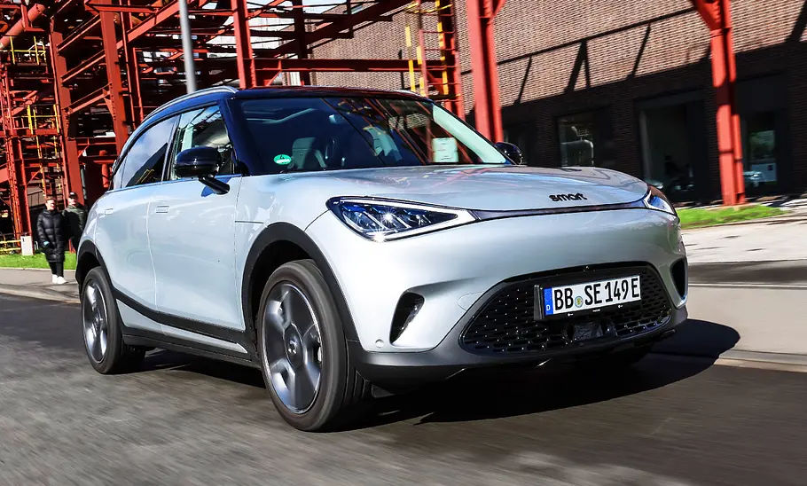 Smart #1; Außenansicht; fahrend; Elektro-SUV; Frontansicht