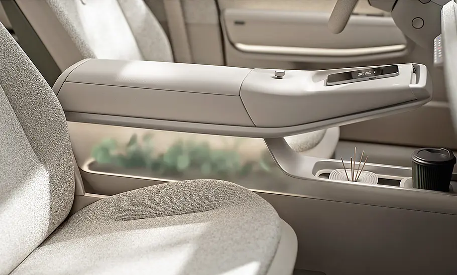 Die zweiteilige Mittelkonsole im VW ID. Cross Concept (2025).