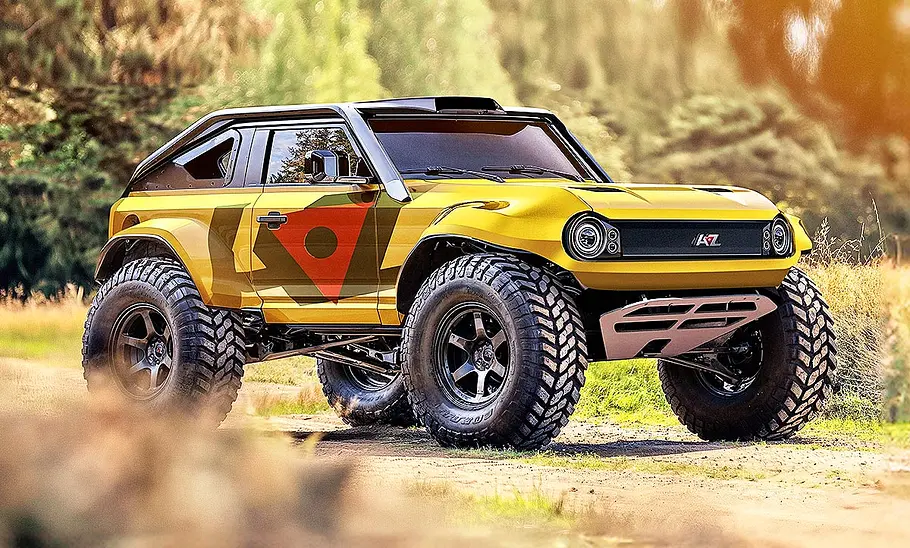 Frontansicht des  AZ Automotive Baja.