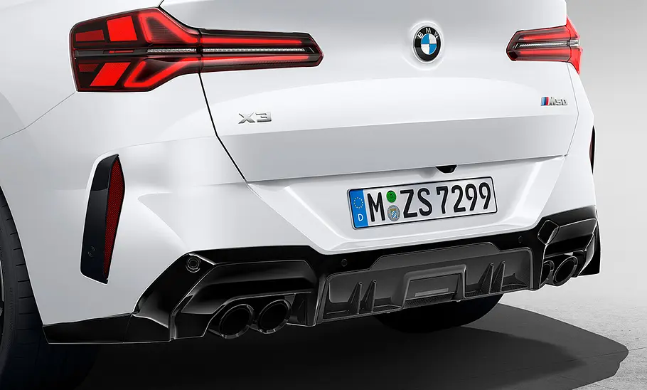BMW X3 M Performance BMW X3 M Performance: weiß Heck