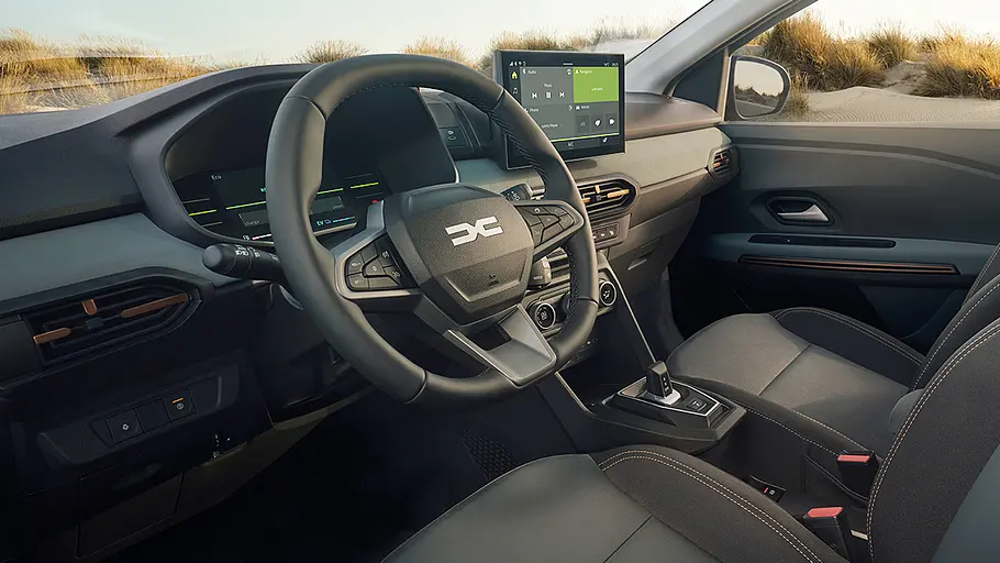 Das Cockpit des Dacia Jogger Facelift (2026).