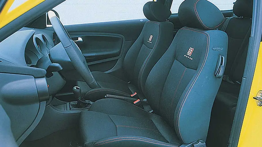 Seat Ibiza Cupra 1.9 TDI Die Sitze des Seat Ibiza Cupra 1.9 TDI.