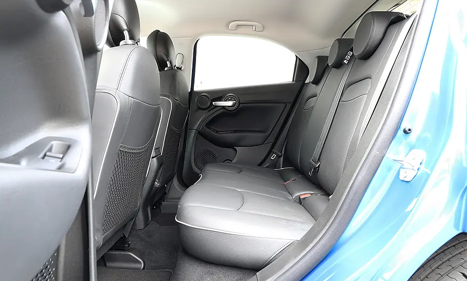Fiat 500X (2018) Die Rücksitzbank des Fiat 500X (2018).