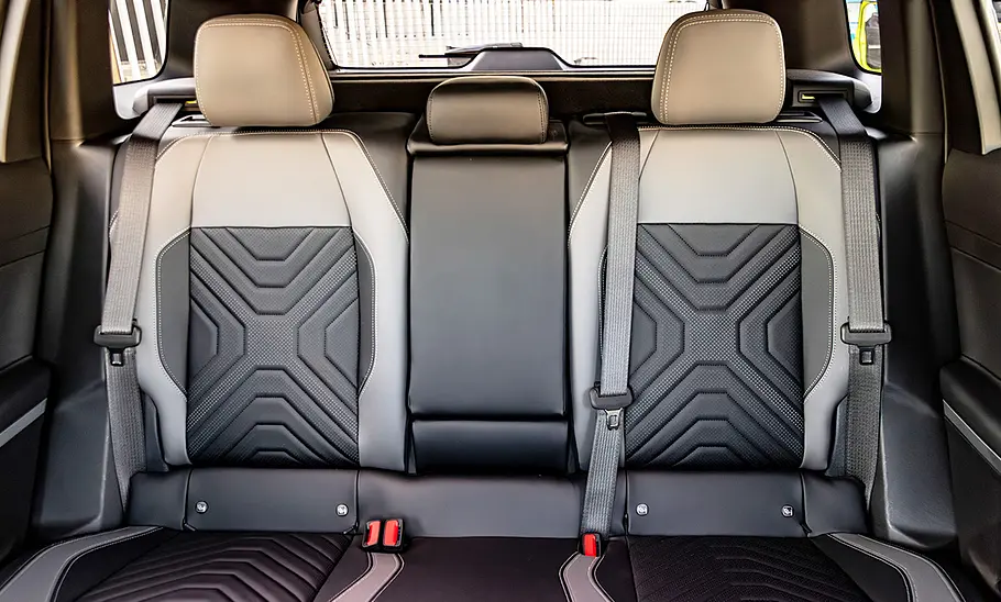 Der Fond des Jeep Compass.
