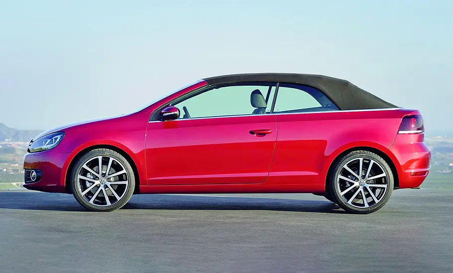 VW Golf 6 Cabrio (2011) VW Golf 6 Cabrio (2011); statisch von der linken Seite; Dach geschlossen