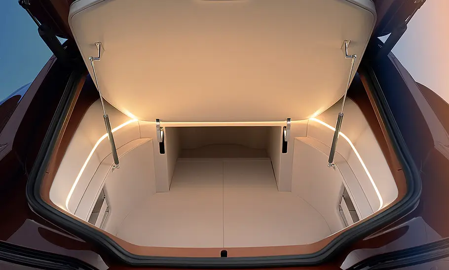 Der Kofferraum des BMW Concept Speedtop (2025).