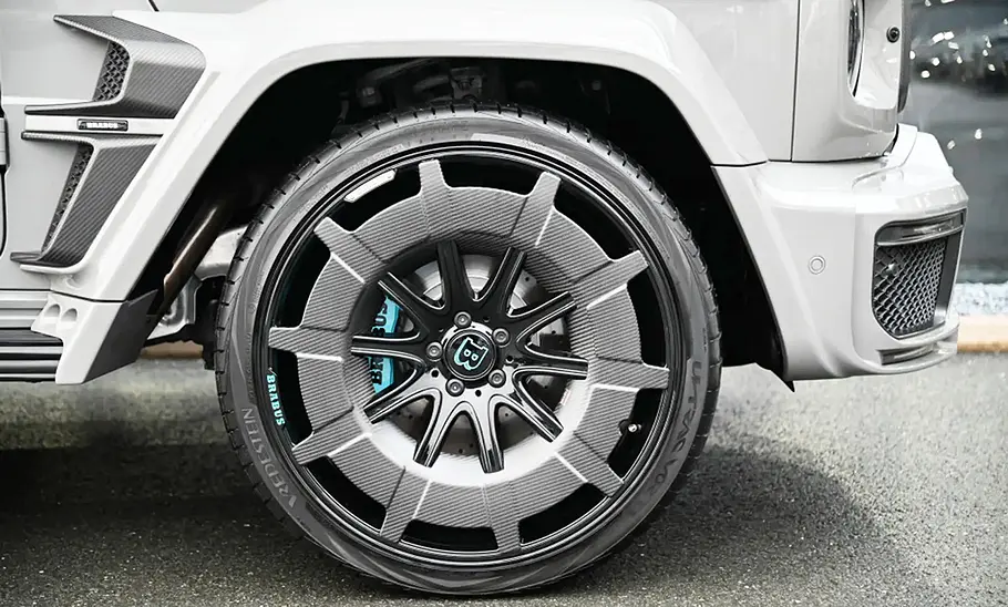 Brabus 800 von JP Kraemer Vorderrad des Brabus 800 von JP Kraemer.
