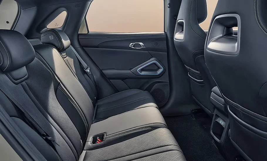 BYD Atto 2 (2025) Die Rücksitzbank des BYD Atto 2 (2025).