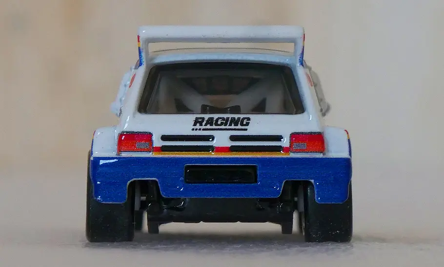 MG Metro 6R4 von Hot Wheels MG Metro 6R4 von Hot Wheels, Heck