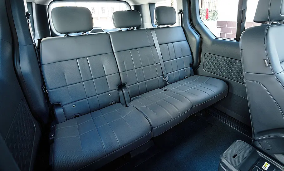 Der Fond des Kia PV5 Passenger (2025).