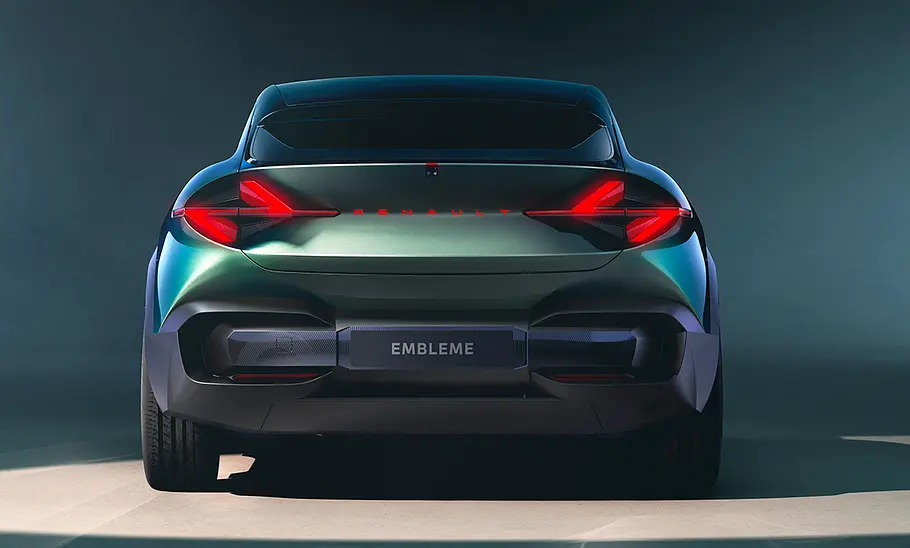 Renault Emblème: Heckansicht