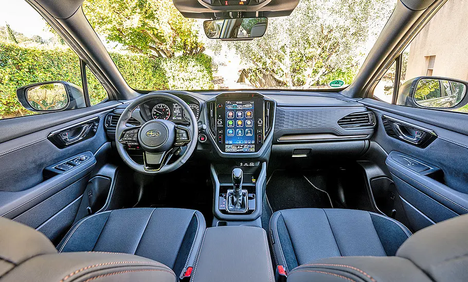 Subaru Forester (2025) Das Cockpit des Subaru Forester (2025).