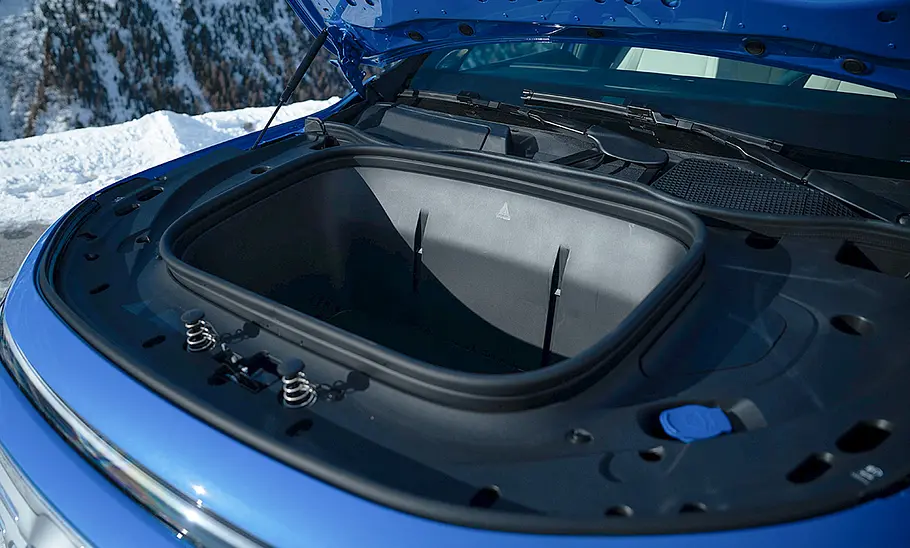 Der Frunk des Mercedes GLB EQ.