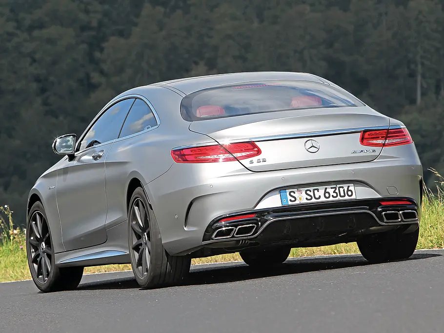 Mercedes S 63 AMG Coupe Luxus Sportcoupes Benziner Sportler Biturbo Achtzylinder Vergleichstest