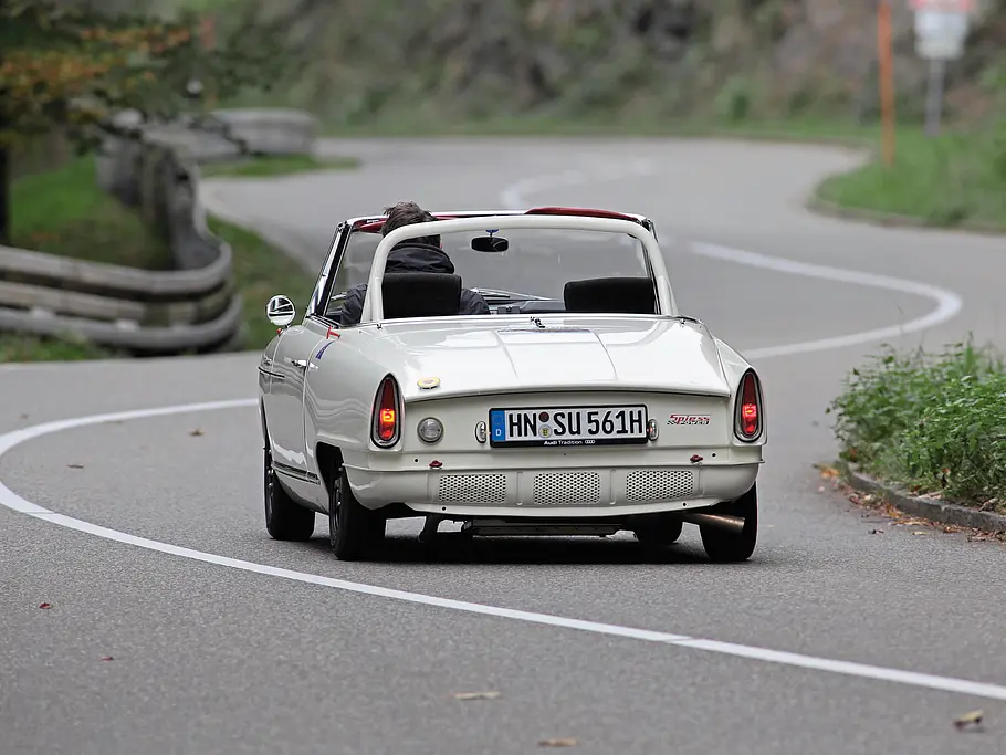 NSU Wankel Spider RS NSU Wankel Spider RS Roadster Oldtimer Reportage Schauinsland Faszination Bilder