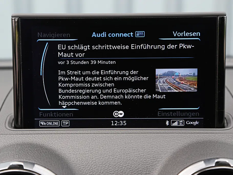 Audi RS 3 Sportback Vergleichstest Infotainment Multimedia