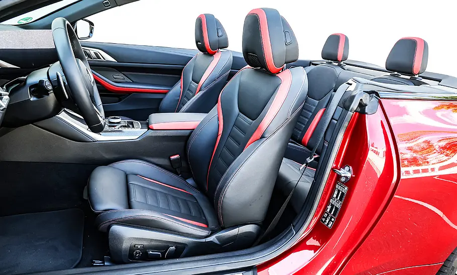 BMW 4er Cabrio; Innenraum; Innenansicht; Interieur; Cockpit; Lenkrad; Sitze