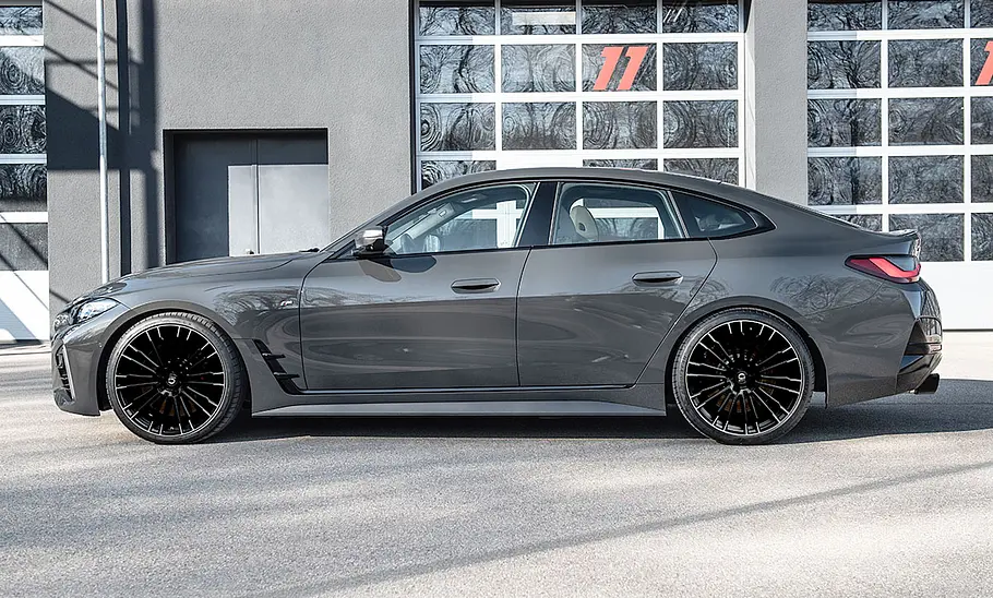 BMW M440i Gran Coupé von G-Powerr; statisch von der linken Seite
