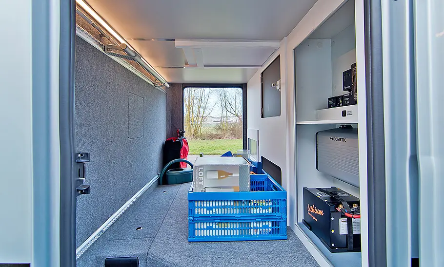 Die Heckgarage im La Strada Nova EB (2020).