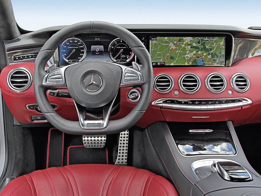 Mercedes S 63 AMG Coupe Luxus Sportcoupes Benziner Sportler Biturbo Achtzylinder Vergleichstest