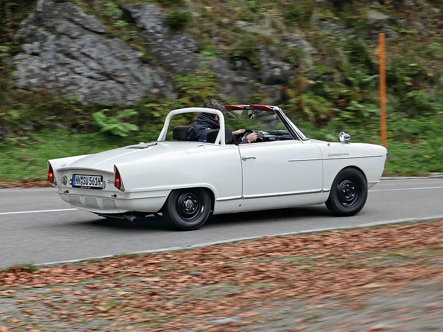NSU Wankel Spider RS NSU Wankel Spider RS Roadster Oldtimer Reportage Schauinsland Faszination Bilder