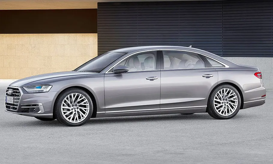 Audi A8 L (2017); statisch von der linken Seite