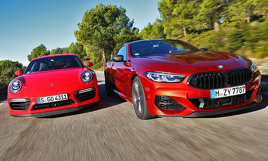 BMW M850i/Porsche 911 Turbo: Test BMW M850i/Porsche 911 Turbo: Test