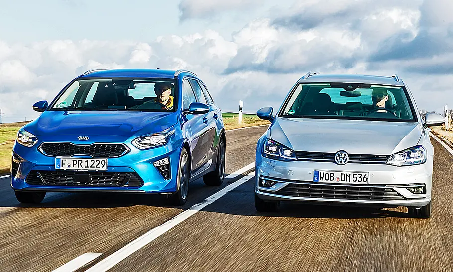 Kia Ceed SW/VW Golf Variant: Test