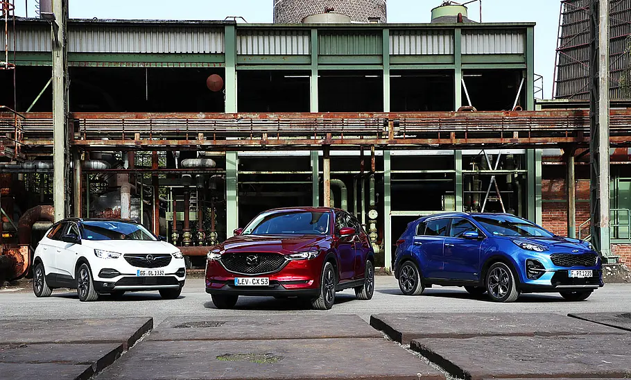 Kia Sportage/Mazda CX-5/Opel Grandland X: Test Kia Sportage/Mazda CX-5/Opel Grandland X: Test