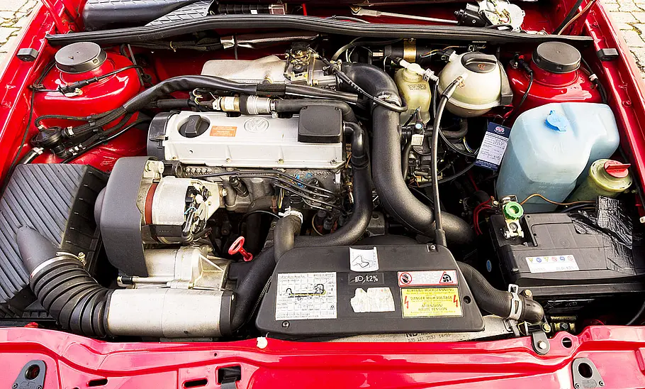 Der Motor des VW Corrado G60.