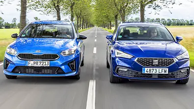 Kia Ceed Sportswagon/Seat Leon Sportstourer - Foto: Frank Ratering