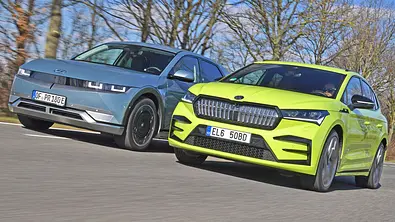 Hyundai Ioniq 5 4WD/Skoda Enyaq RS - Foto: Zbigniew Mazar