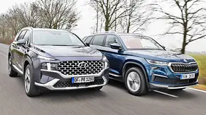 Hyundai Santa Fe/Skoda Kodiaq - Foto: Zbigniew Mazar