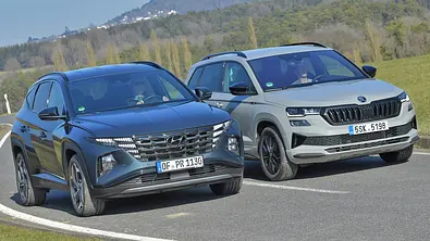 Hyundai Tucson/Skoda Karoq - Foto: Zbigniew Mazar