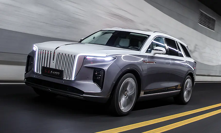 Hongqi E-HS9 (2024) Hongqi E-HS9 (2024); fahrend, schräg vorne