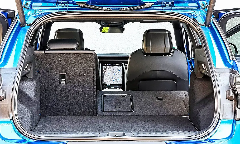 Ford Explorer Elektro Blick in den Kofferraum des Ford Explorer Elektro.
