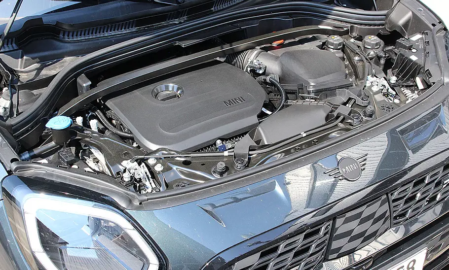 Mini John Cooper Works Countryman All4 Der Motor des Mini John Cooper Works Countryman All4.