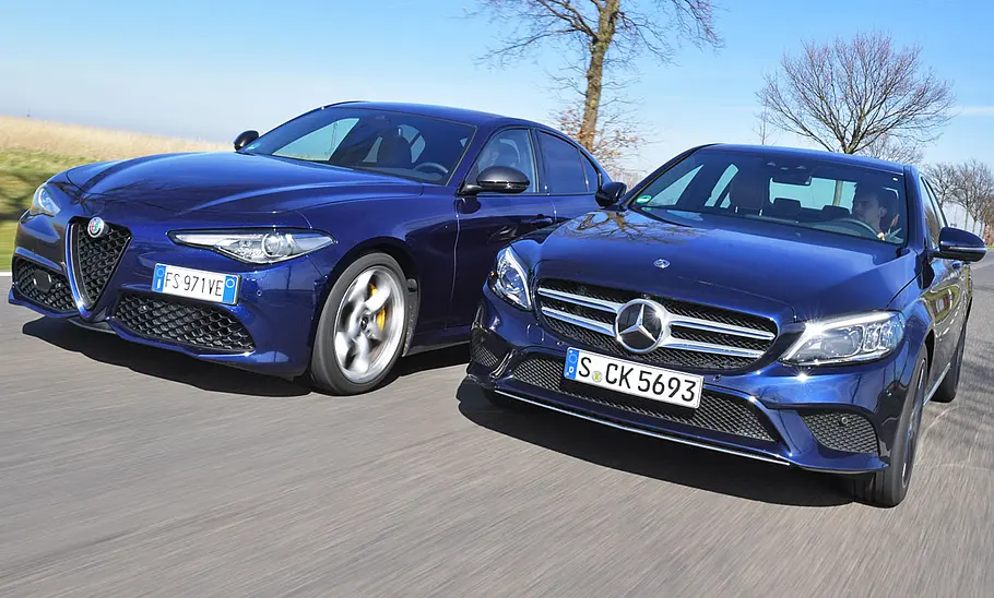 Alfa Romeo Giulia 2.2 D/Mercedes C 220 d