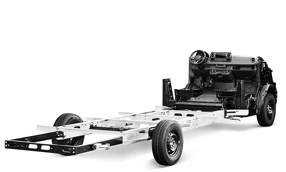 Carthago C2-Tourer I 147 RB-LE L (2025) Carthago C2-Tourer I 147 RB-LE L (2025) schematische Darstellung: Leichtbauchassis aus Aluminium