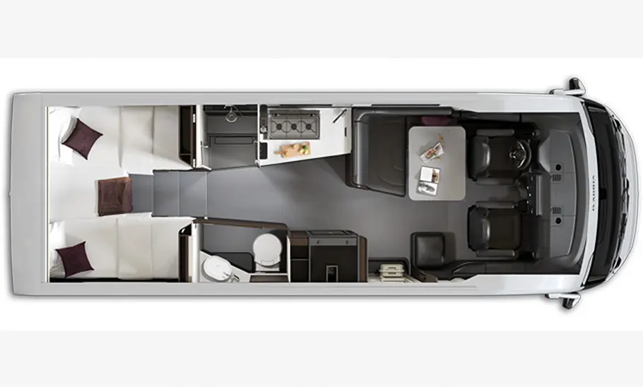 Adria Supersonic 780 SL (2023) Grundriss