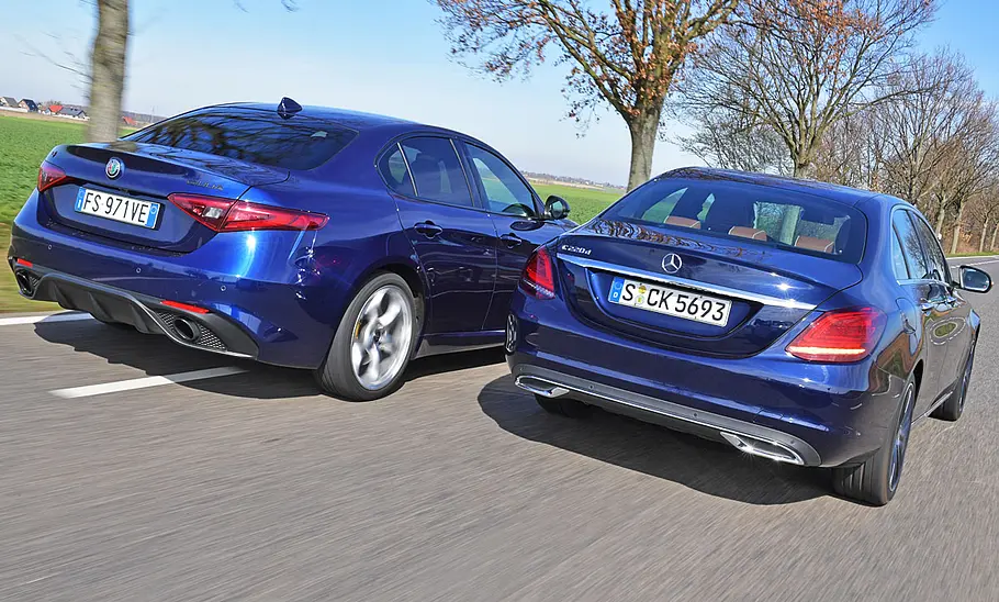 Alfa Romeo Giulia 2.2 D/Mercedes C 220 d
