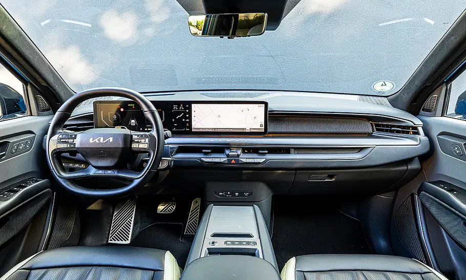 Das Cockpit des Kia EV9.