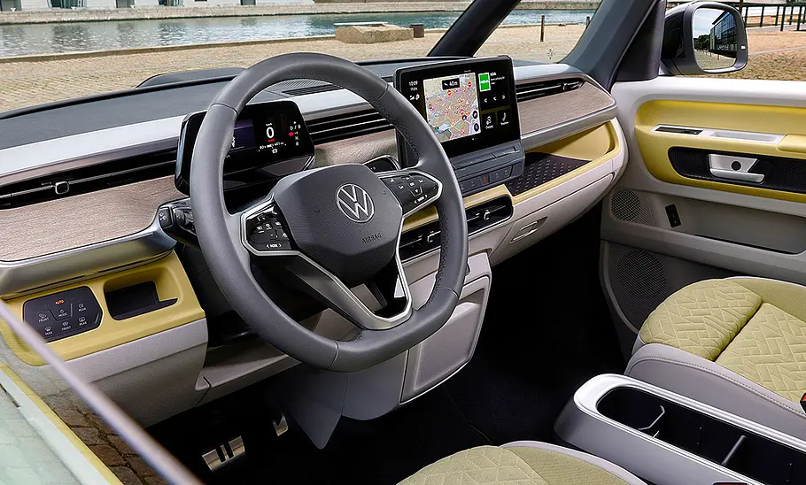 VW ID. Buzz Das Cockpit des VW ID. Buzz.