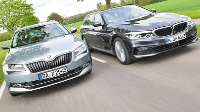 Skoda Superb Combi 2.0 TDI SCR/BMW 520d Touring - Foto: Daniela Loof