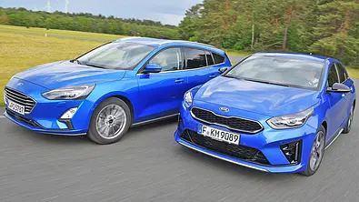 Ford Focus Turnier 1.5 EcoBoost/Kia ProCeed 1.4 T-GDI - Foto: Zbigniew Mazar