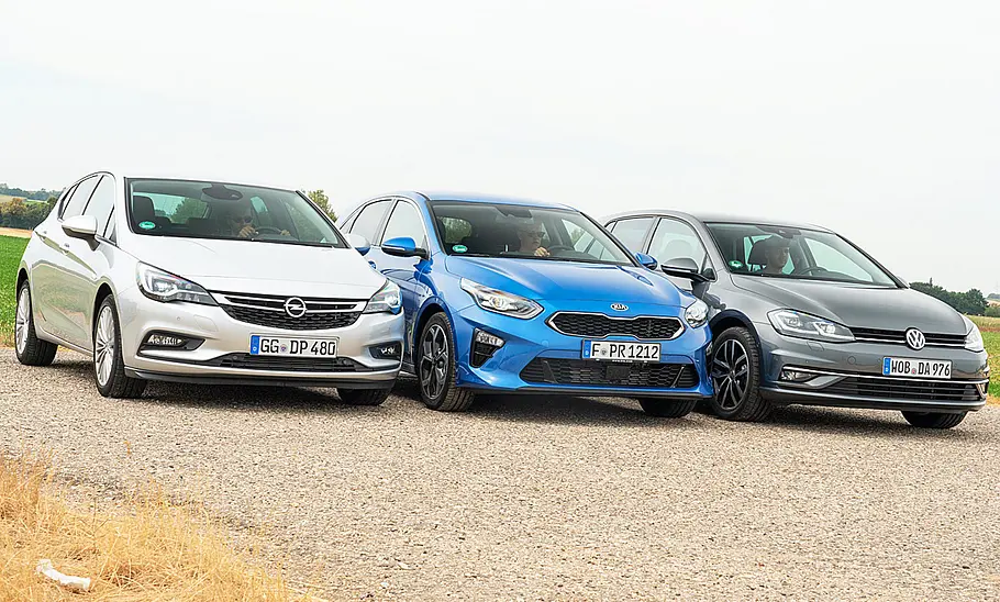 Kia Ceed/Opel Astra/VW Golf: Test Kia Ceed/Opel Astra/VW Golf: Test