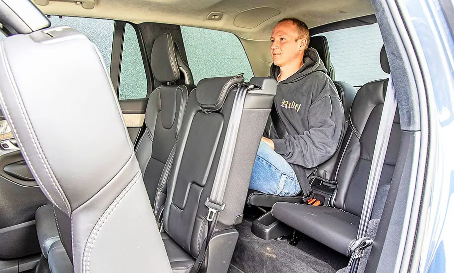 Volvo XC90 Blick in den Fond des Volvo XC90.