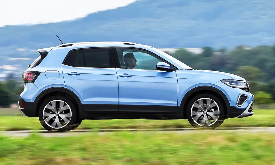 VW T-Cross; Außenansicht; SUV; Profilansicht