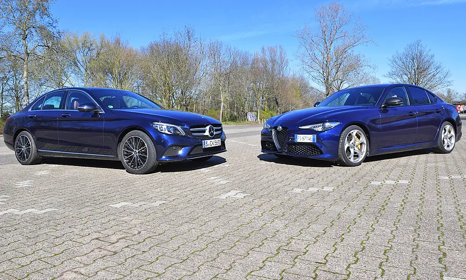 Alfa Romeo Giulia 2.2 D/Mercedes C 220 d